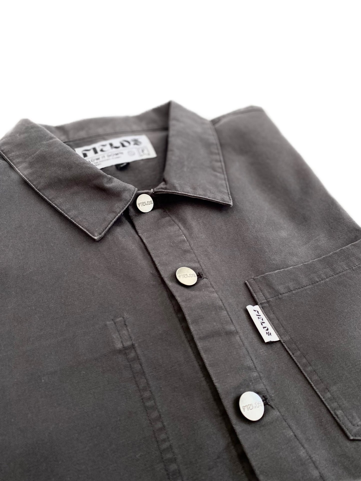 Chaqueta/sobrecamisa de algodón orgánico de lote pequeño